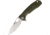 Honey Badger Knives Medium Leaf Linerlock Green