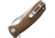 Honey Badger Knives Medium Leaf Linerlock Tan