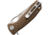 Honey Badger Knives Small Leaf Linerlock Tan