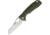 Honey Badger Knives Warncleaver Linerlock Folding Knife, 3.63 satin finish 8Cr13MoV stainless blade, Green textured GRN handle, HB1033