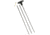 Hoppes 9 Steel Rod, .17 Caliber, 3-piece, 3PS17