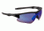 Howard Leight Acadia Safety Eyewear with Hardcoat lens coating, Black Frame, Blue Mirror Lens, One size fits most R-02218