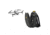 HPRC Backpack Hard Case for DJI Mavic 2 Pro/ Zoom, Black, 19.61 x 14.57 x 7.28 in MAV3500BLK-02