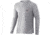 HUK Performance Fishing United L/S Pocket Tee - Mens, Heather Grey, Medium, H1000351-033-M