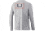 HUK Performance Fishing United L/S Pocket Tee - Mens, Heather Grey, Medium, H1000351-033-M