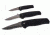 Humvee 3 Knife Combo, Black HMV-KC-3T