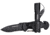 Campco Rescue Combo Folding Knife, 3.25 in Blade, Stainless Steel, Black, HMVKCER1