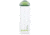 HydraPak Recon Water Bottle, Clear / Evergreen &amp; Lime, 1 L, BR02E