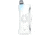 HydraPak Seeker Plus Water Bottle, Clear, 3L/100 oz., FK01