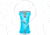 HydraPak Velocity Hydration Reservoir, Malibu, 2L/70oz, AS372