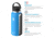 Hydro Flask 20 oz Wide Mouth w/Flex Sip Lid, Rain, W20BCX417