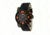 Ita 00.05.11 B Compax Factory Mens Watch, Orange Numbers, Black Band