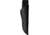 J&amp;V Adventure Knives Villano Fixed Blade Knife, 8.75in Overall, 4.5in Satin 14C28N Sandvik SS Blade, Black Sculpted Micarta Handle, Black Leather Belt Sheath, 1174-M1