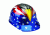 Jackson Safety Head-Turner Hard Hat, 4 Point Ratchet Suspension, American Eagle 22791