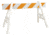 Jackson Safety Plastic A-Frame Barricade Rail 2in. x 6in., White 17629