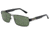 Jaguar 37334 Sunglasses, Male, Gunmetal/Polarized Green Lenses, 62-15-135 37334-610