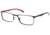 Jaguar Spirit 33580 Bifocal Prescription Eyeglasses, Black/Red Frame, JG335801024BI