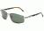 Jaguar Polarized Lenses Sunglasses 37300, Jaguar 37300 Sunglasses Styles Black-Silver Frame / Green Lenses