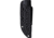 Jason Perry Blade Works Puukko Fixed Blade Knife, 9.5in Overall, 4.75in Black Powder Coated 1095HC Steel Blade, Burlap Micarta Handle, Kydex Sheath, 204-MICARTA-BURLAP