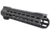 JE Machine Tech AR-15 Ultra-Lightweight Minimalist Partial Top Rail Handguard, 15in, Black, PS-223MLK15KBLK-H