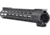 JE Machine Tech AR-15 Ultra-Lightweight Minimalist Partial Top Rail Handguard, 15in, Black, PS-223MLK15KBLK-H