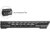 JE Machine Tech M-Lok Free Float Slant Cut Quad Rail Handguard, 7in, No Anti-Rotation Tabs, Black, PS-223MLK7GBLK-NAR