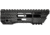 JE Machine Tech M-Lok Free Float Slant Cut Quad Rail Handguard, 7in, No Anti-Rotation Tabs, Black, PS-223MLK7GBLK-NAR