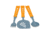 Jetboil Jetset Utensil Kit, Orange, UTN