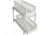 JOBAR Two Tier Under Sink Sliding Shelf, White JB7465