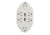 JOBAR USB Outlet Multiplier, White JB7059