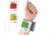 JOBAR WrisTech Blood Pressure Monitor with Adjustable Wrist Cuff Color Changing LCD Monitor, White JB7608