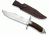 Joker Knives Bowie Knife Stag Horn 7.8in. Blade, 13.65in. Length CC100USA