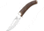 Joker Knives Fixed Blade Knife, 9.5in Overall, 4.25in Satin Vanadium Molybdenum Steel Blade, Stag Handle, SS Guard, Brown Leather Belt Sheath, CC71