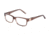 JOOP! 81078 Single Vision Prescription Eyeglasses - Brown Frame and Clear Lens 81078-6501SV