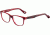 JOOP! 81108 Single Vision Prescription Eyeglasses, Red Black Frame, 81108-4261SV