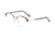 Joop! 83238 Single Vision Prescription Eyeglasses, Brown Tortoise Frame, 83238-4461SV