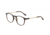 Joop! 86000 Single Vision Prescription Eyeglasses, Brown Havana Frame, 86000-5100SV
