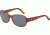 JOOP! 87192 Single Vision Prescription Sunglasses, Red Brown Havana Frame, 87192-4131SV