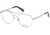Just Cavalli JC0855 Eyeglass Frames - Shiny Palladium Frame Color, Shiny Palladium Lens Color