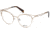 Just Cavalli JC0860 Eyeglass Frames - Matte Rose Gold Frame Color, Matte Rose Gold Lens Color