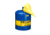 Justrite Safe Can Blu W/funl 1g/4l 7110310, Unit EA