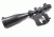 Kalinka Optics KOM 12x50 Illuminated LD Rifle Scope, Side Parallax, 65mm Universal AK and SVD Mount, Black, GSKOM1250LD65