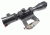 Kalinka Optics KOM 3-9x42 Illuminated Cross Hair Reticle Rifle Scope, 65mm Universal AK and SVD Mount, Black, GSKOM3942CH65