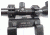 Kalinka Optics KOM 6x42 Illuminated Modern 1000m Reticle Rifle Scope w/ Focus, 65mm Universal AK and SVD Mount, Black, GSKOM642MLC65