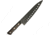 Kanetsune Gyutou Serrated Knife, 8 black coated serrated stainless blade, Brown wood handle, FC-G210-S