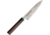 Kanetsune Petty Kitchen Knives, 10.5in Overall, 5.5in Blade, Red Sandalwood Handle, Blade Features Blue Steel #2 Core With 11 Layer Damascus, Black Plywood Bolster, Red, KC-464
