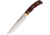 Kanetsune Subaru 180 Knife, 7 blade, Mahogany plywood handle, KB-553