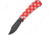 Kansept Knives Bevy Folder Red Snowflake