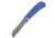 Kansept Knives Bevy Slip Joint Folding Knife, 3.00 in, 154CM Stainless Steel Satin Finish, Clip Point Blade, Blue G10 Handle, T2026F5