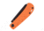 Kansept Knives Bevy Slip Joint Folding Knife, 3.00 in, 154CM Stainless Steel Satin Finish, Clip Point Blade, Orange G10 Handle, T2026F6